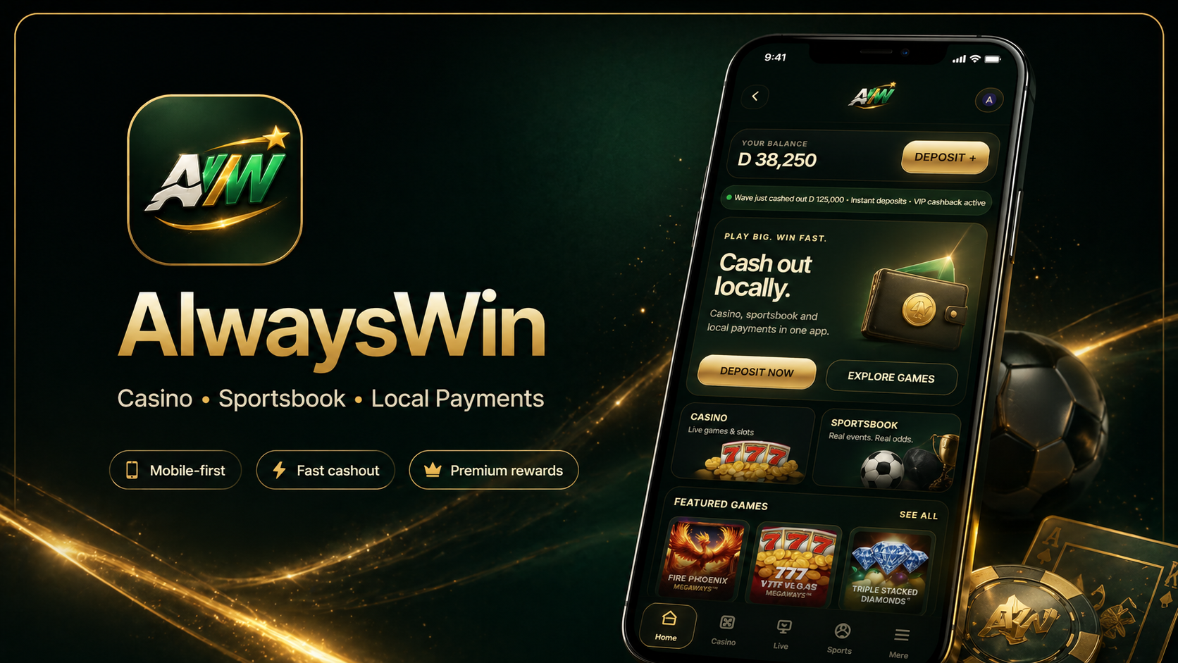 AlwaysWin casino visual